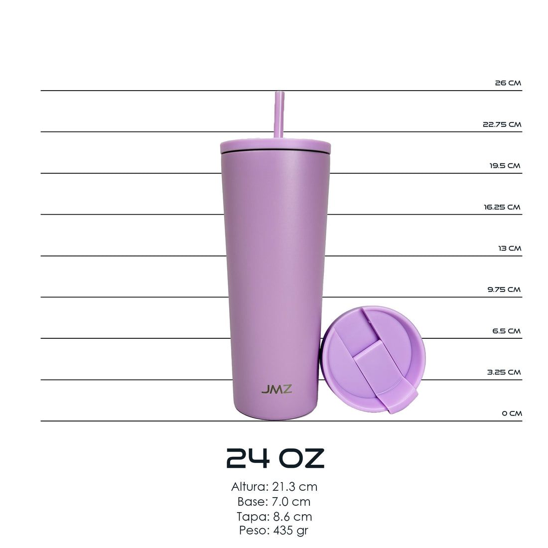 SLIM Tumbler Lavender 24 oz