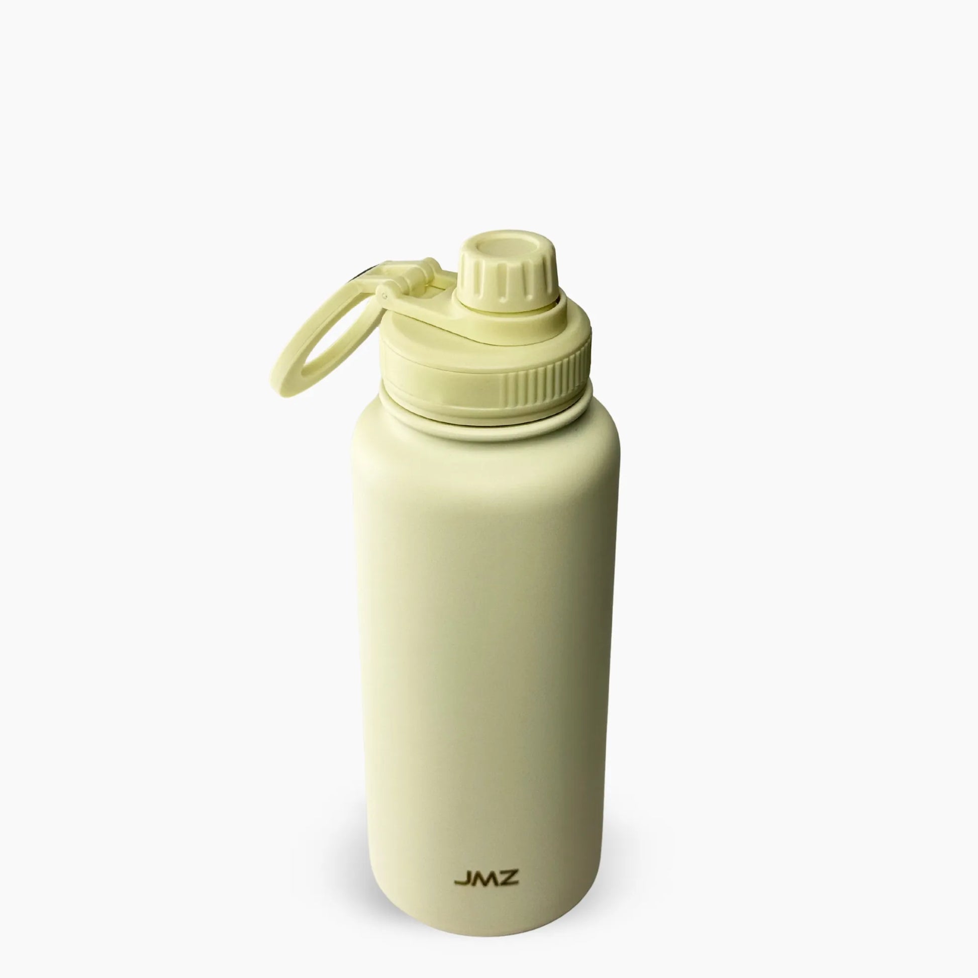 Eclipse Bottle color crema (Cream) de 32 oz. Tomatodo estético con anillo magnético en la tapa para sostener tu celular. Ideal para influencers y creación de contenido sin manos. Mantiene la temperatura. Hacemos envíos seguros a todo el Perú (Costa, Sierra y Selva) - JMZ.