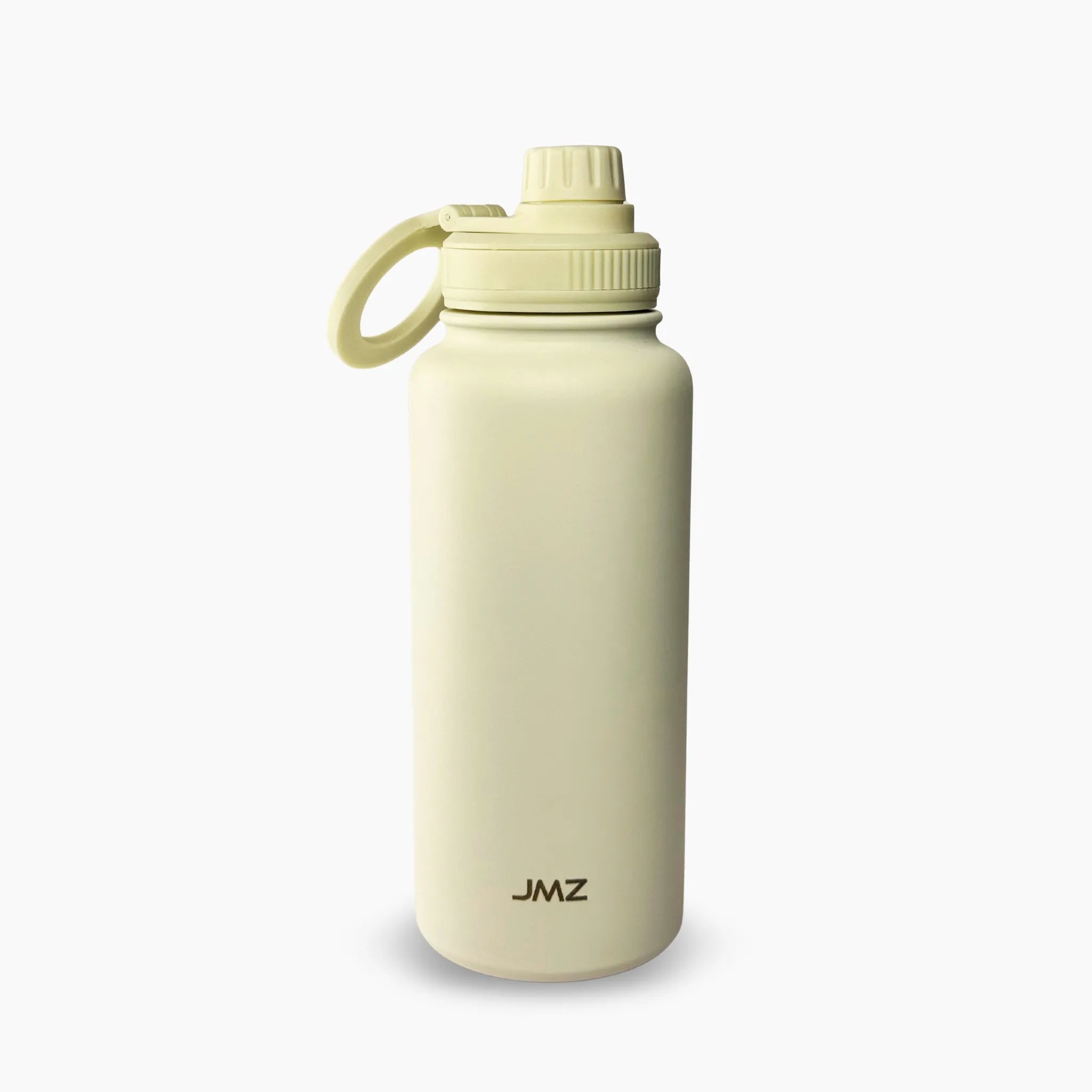 Eclipse Bottle color crema (Cream) de 32 oz. Tomatodo estético con anillo magnético en la tapa para sostener tu celular. Ideal para influencers y creación de contenido sin manos. Mantiene la temperatura. Hacemos envíos seguros a todo el Perú (Costa, Sierra y Selva) - JMZ.
