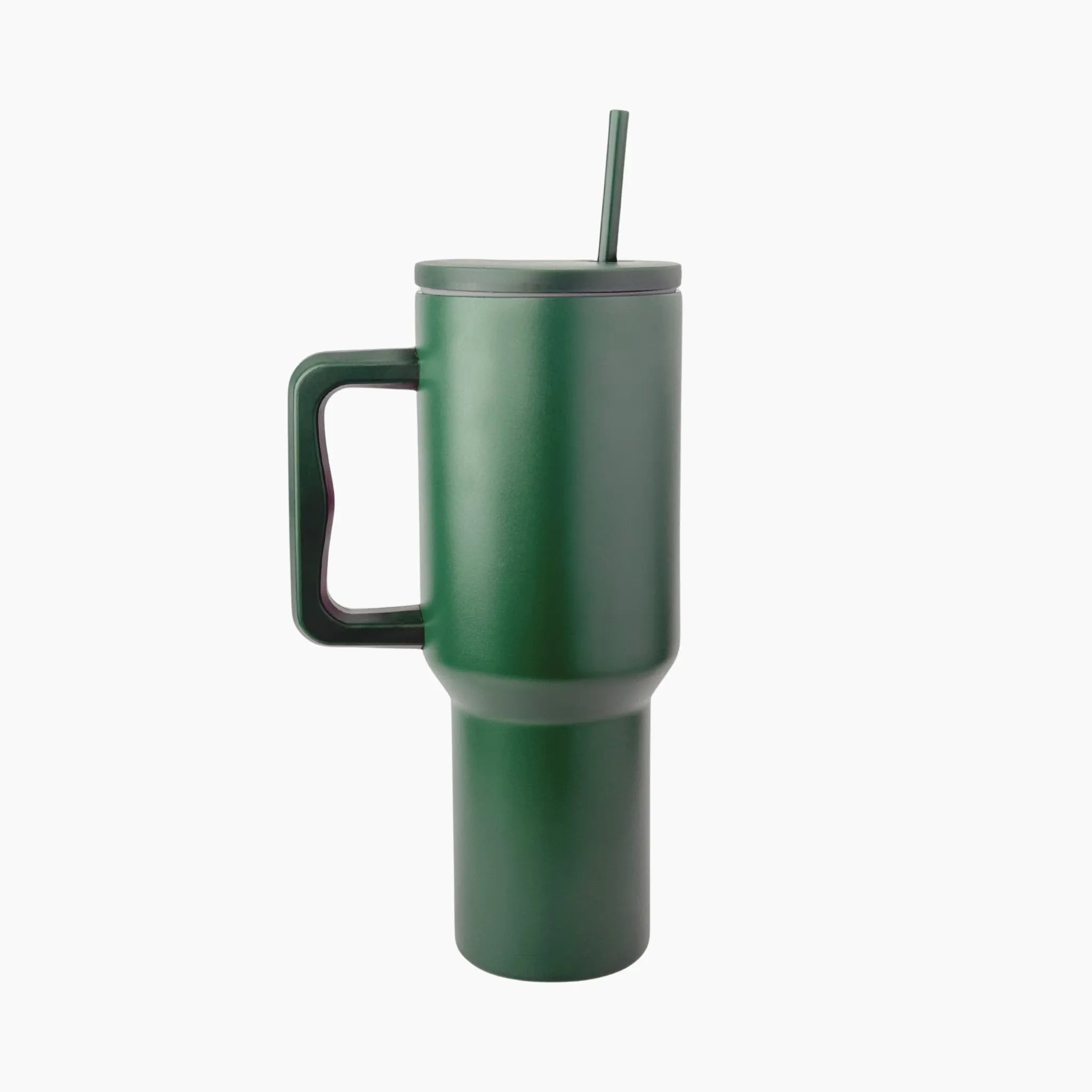 Peak Tumbler color verde hoja (Green Leaf) de 40 oz personalizado. Tomatodo térmico de acero inoxidable ecológico para regalos corporativos o personales. Mantiene bebidas frías y calientes. Hacemos envíos seguros de este vaso térmico a todo el Perú (Costa, Sierra y Selva) - JMZ.