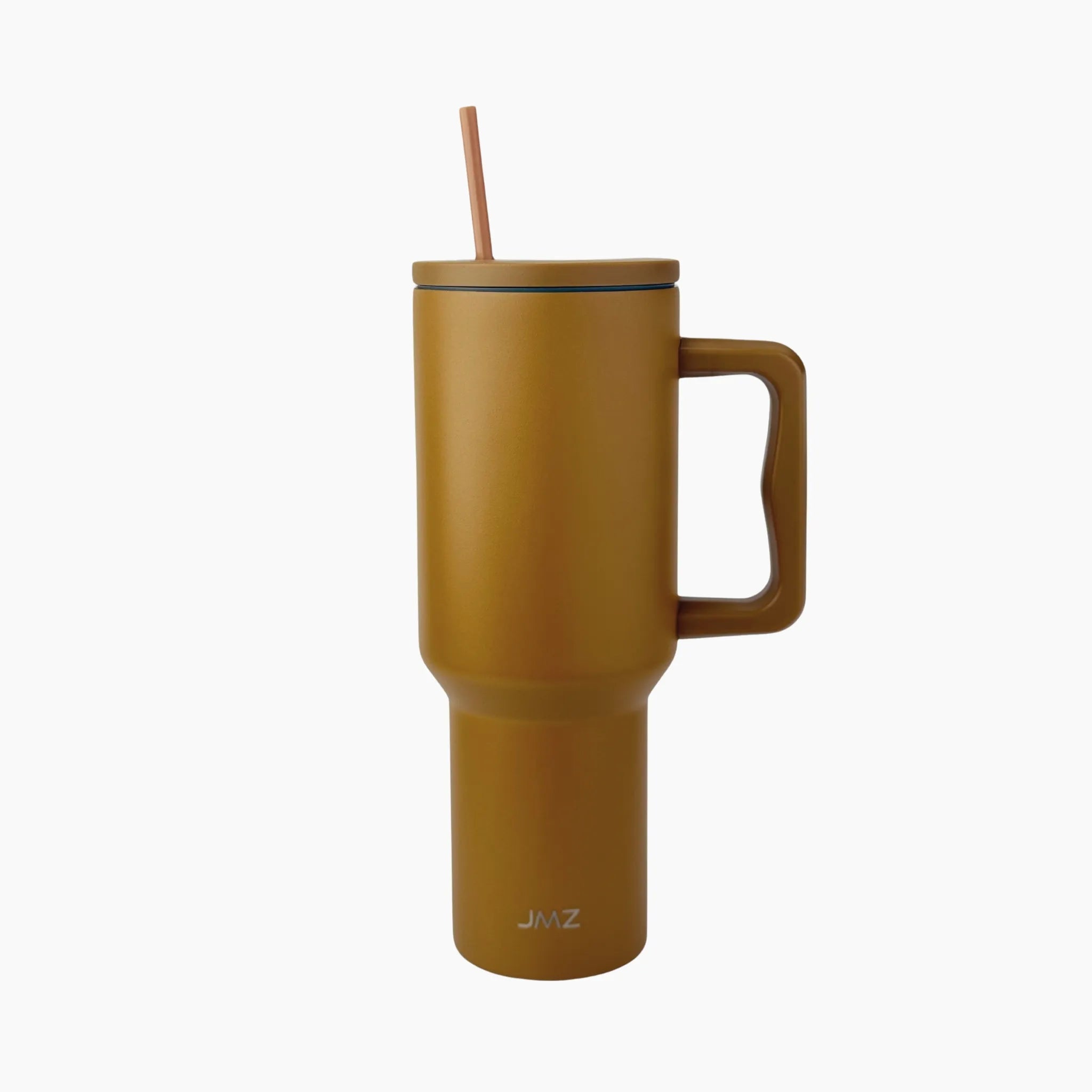 Peak Tumbler color marrón avellana (Hazelnut) de 40 oz personalizado. Tomatodo térmico de acero inoxidable tono tierra para regalos corporativos o personales. Mantiene bebidas frías y calientes. Hacemos envíos seguros de este vaso térmico a todo el Perú (Costa, Sierra y Selva) - JMZ.