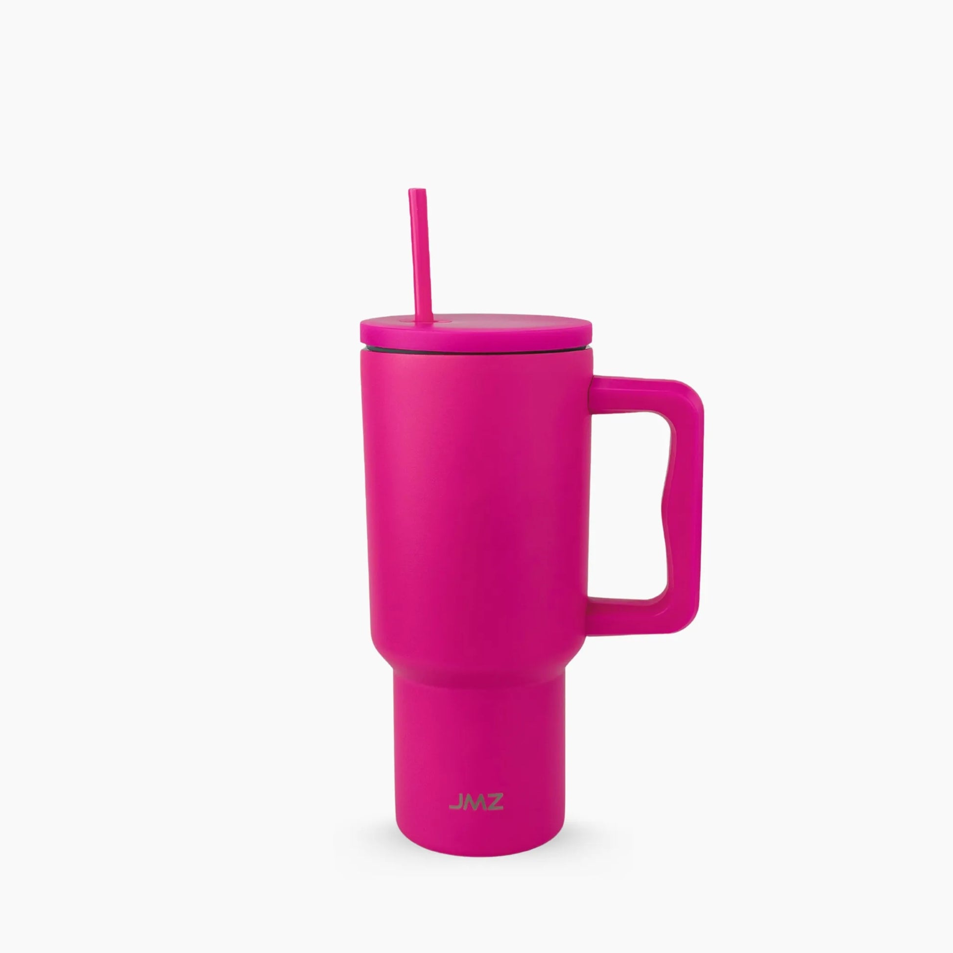 Peak Tumbler color fucsia intenso (Hot Pink) de 30 oz personalizado. Tomatodo térmico de acero inoxidable llamativo para regalos corporativos o personales. Mantiene bebidas frías y calientes. Hacemos envíos seguros de este vaso térmico a todo el Perú (Costa, Sierra y Selva) - JMZ.