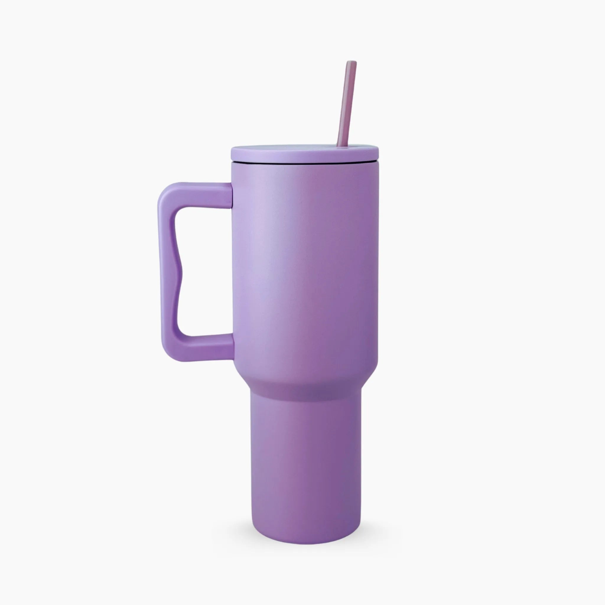 Peak Tumbler color lila/lavanda (Lavender) de 40 oz personalizado. Tomatodo térmico de acero inoxidable ideal para regalos corporativos o personales. Mantiene bebidas frías y calientes. Hacemos envíos seguros de este vaso térmico a todo el Perú (Costa, Sierra y Selva) - JMZ.