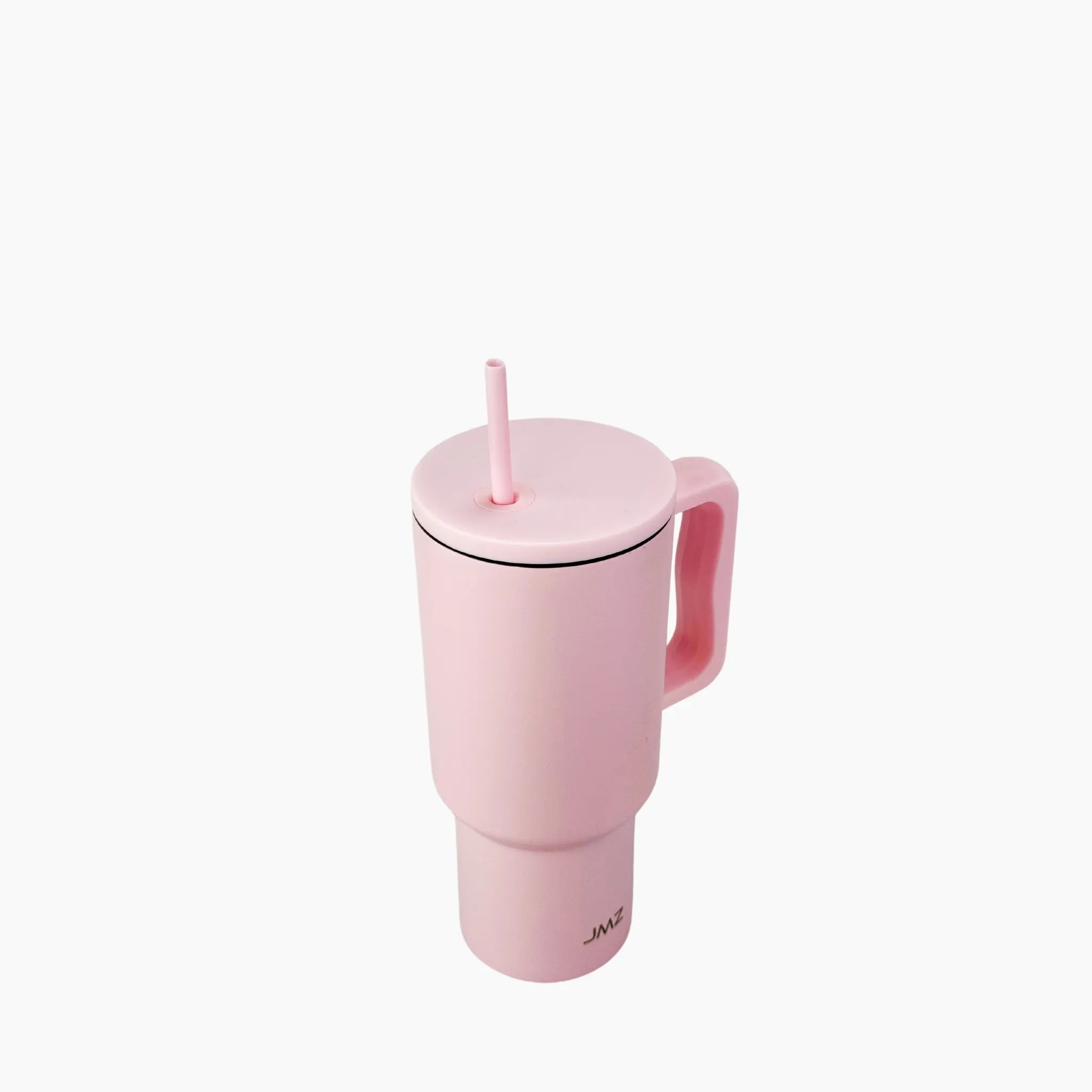 Peak Tumbler color rosado pastel (Light Pink) de 30 oz personalizado. Tomatodo térmico de acero inoxidable suave para regalos corporativos o personales. Mantiene bebidas frías y calientes. Hacemos envíos seguros de este vaso térmico a todo el Perú (Costa, Sierra y Selva) - JMZ.
