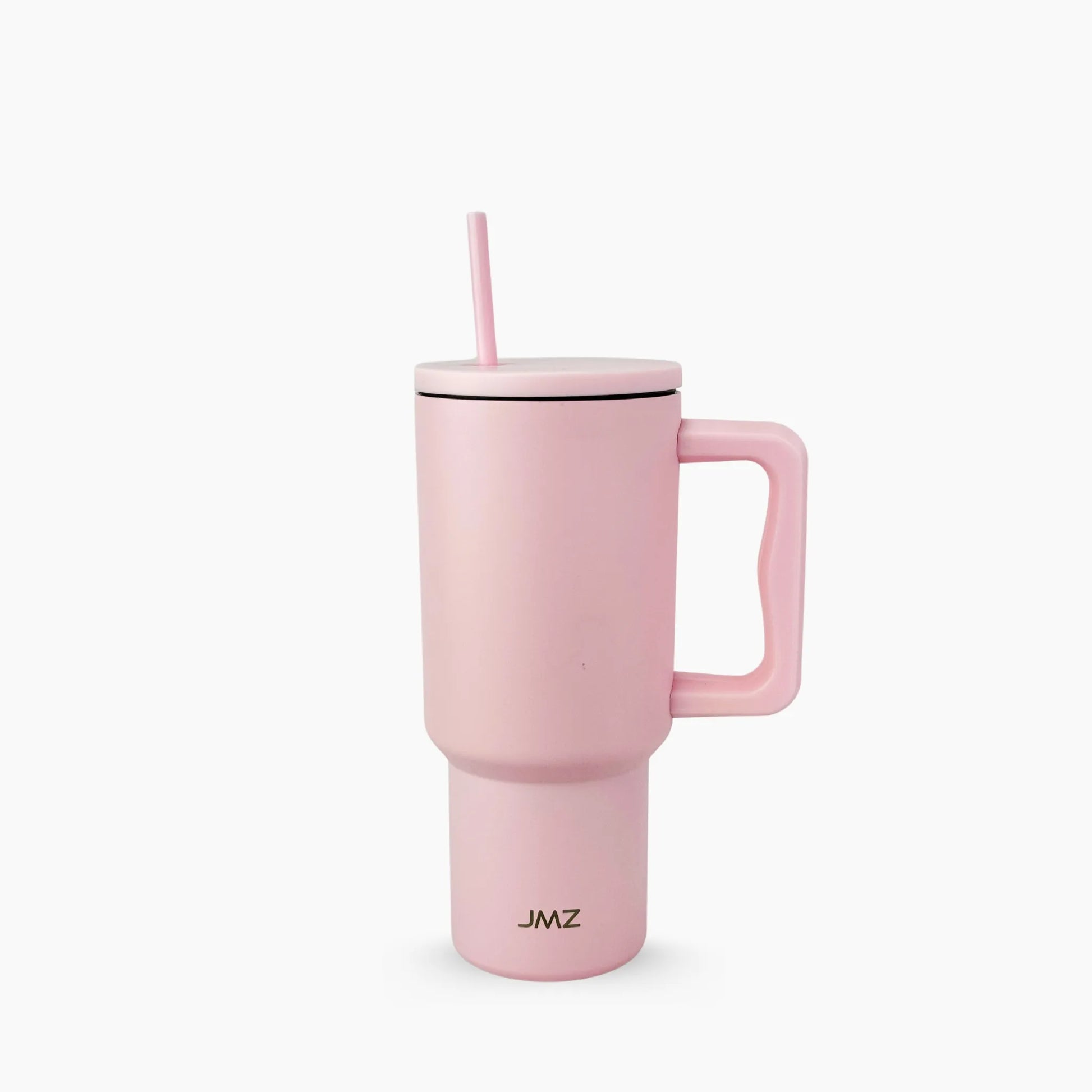 Peak Tumbler color rosado pastel (Light Pink) de 30 oz personalizado. Tomatodo térmico de acero inoxidable suave para regalos corporativos o personales. Mantiene bebidas frías y calientes. Hacemos envíos seguros de este vaso térmico a todo el Perú (Costa, Sierra y Selva) - JMZ.