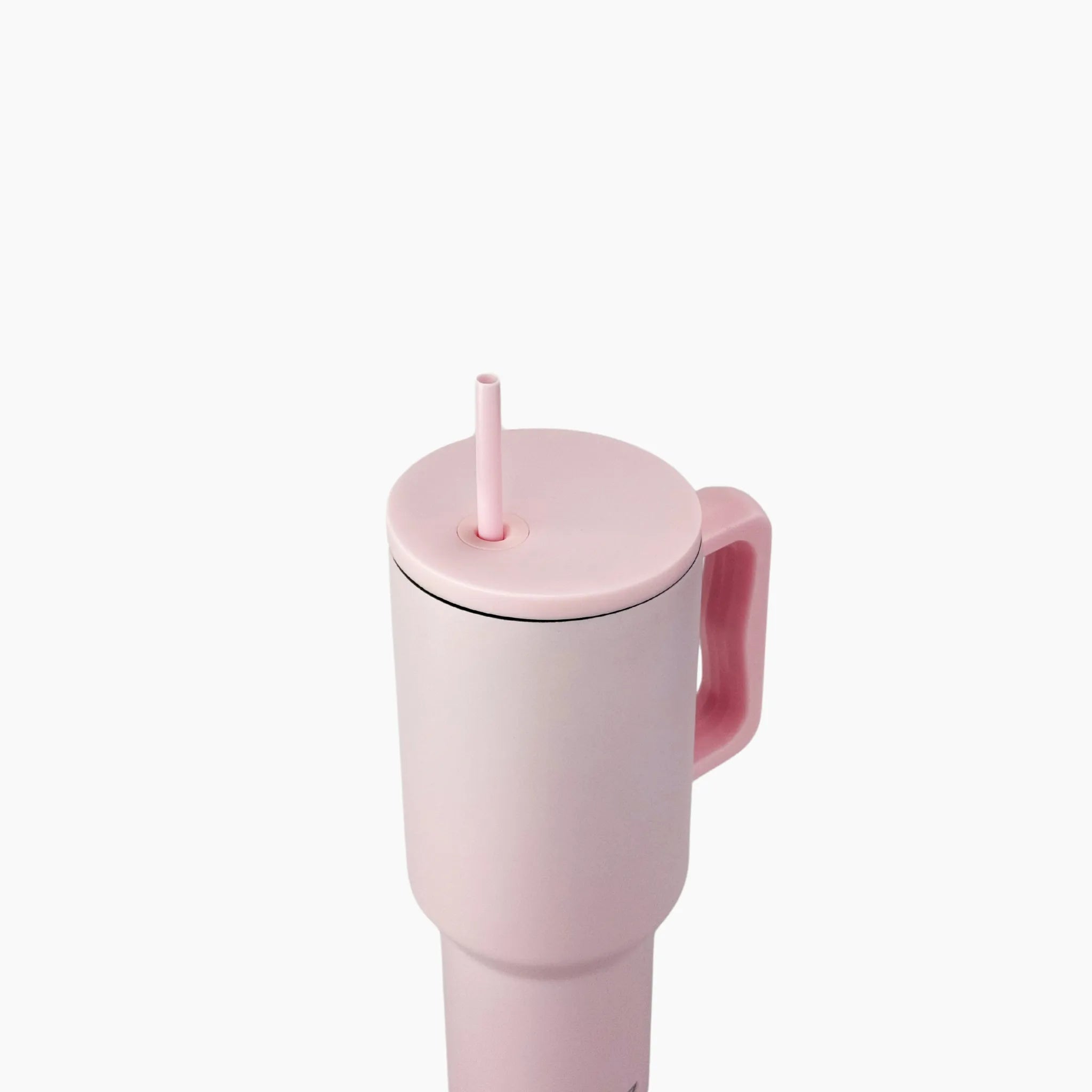 Peak Tumbler color rosado pastel (Light Pink) de 40 oz personalizado. Tomatodo térmico de acero inoxidable ideal para regalos corporativos o personales. Mantiene bebidas frías y calientes. Hacemos envíos seguros de este vaso térmico a todo el Perú (Costa, Sierra y Selva) - JMZ.