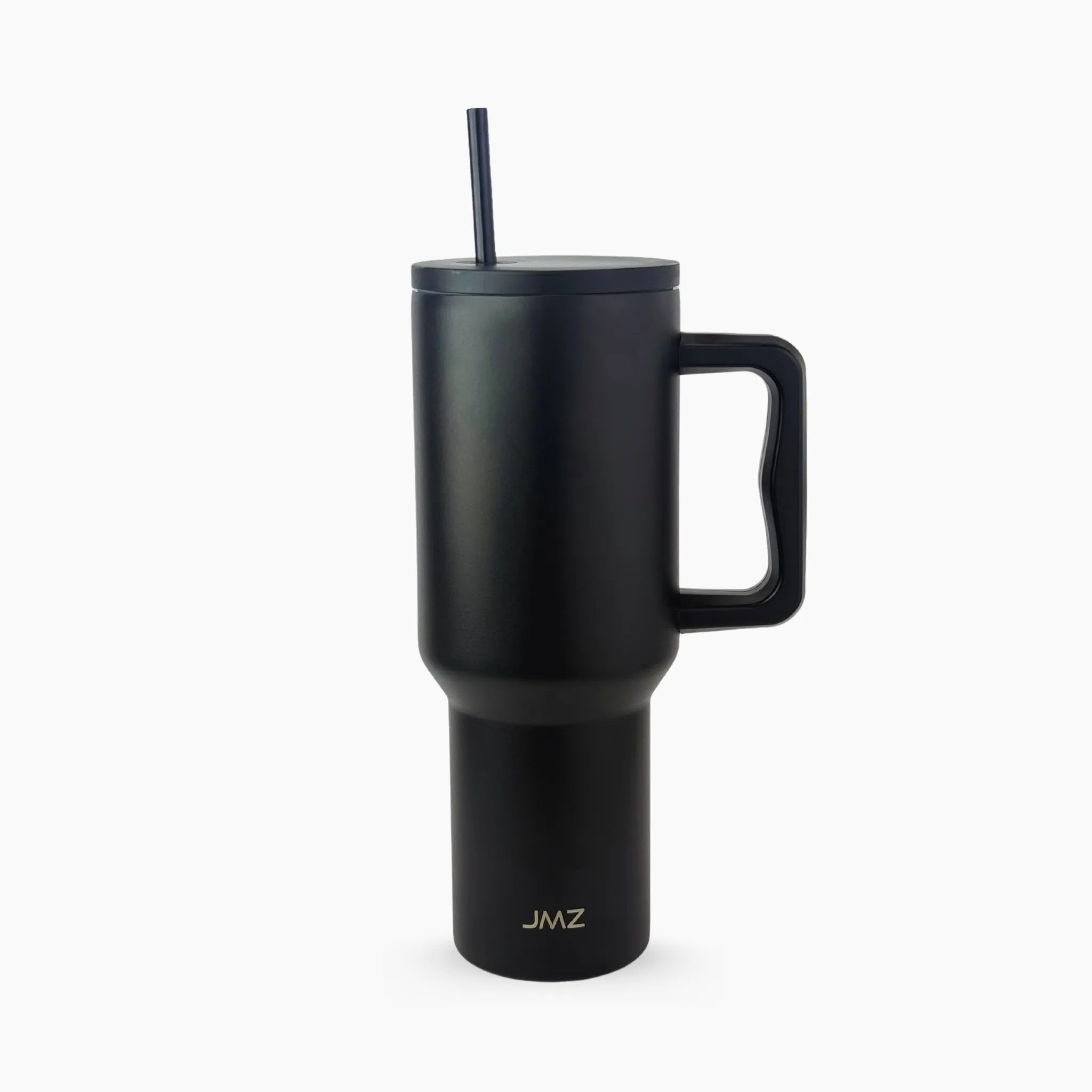 Peak Tumbler color negro medianoche (Midnight Black) de 40 oz personalizado. Tomatodo térmico de acero inoxidable elegante para regalos corporativos o personales. Mantiene bebidas frías y calientes. Hacemos envíos seguros de este vaso térmico a todo el Perú (Costa, Sierra y Selva) - JMZ.