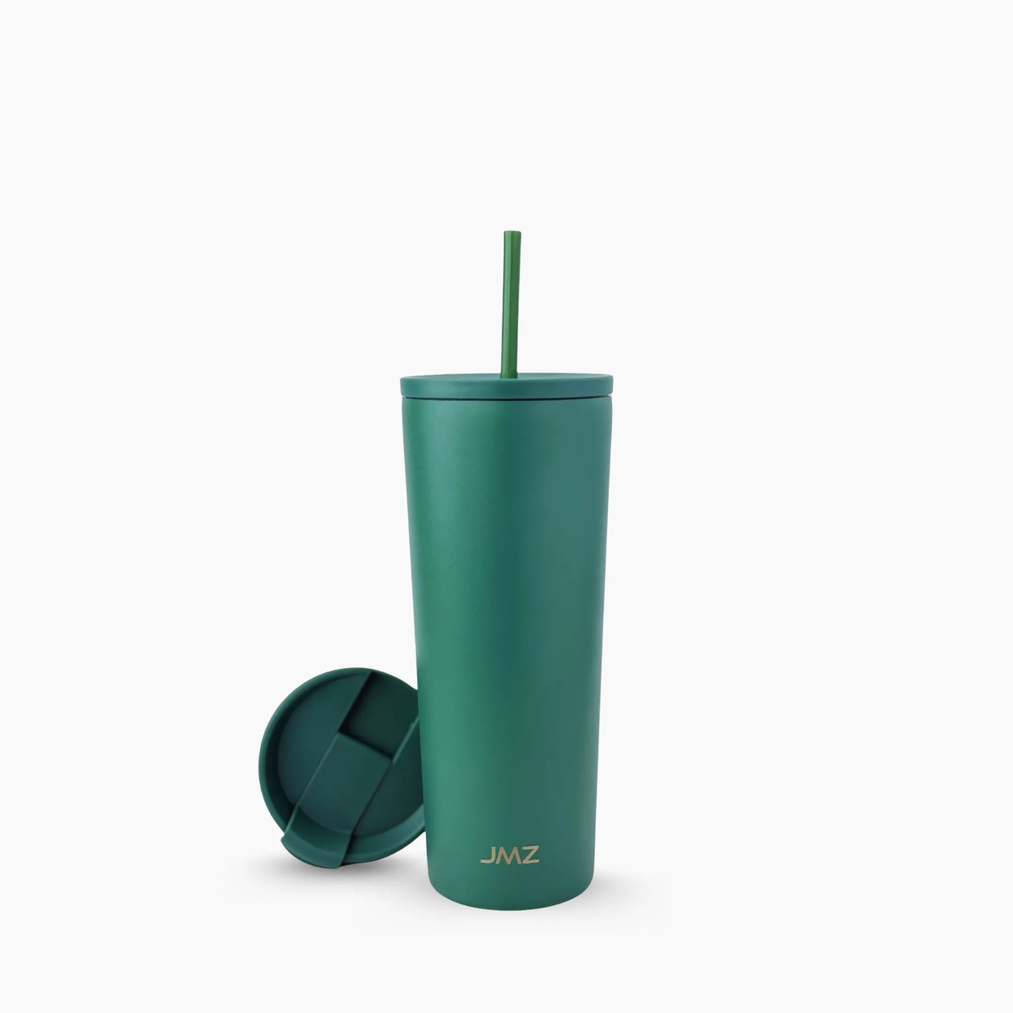 Slim Tumbler color verde bosque oscuro (Forest) de 24 oz personalizado. Tomatodo térmico de acero inoxidable estilo natural y robusto. Ideal para llevar al trabajo. Mantiene bebidas frías y calientes. Hacemos envíos seguros de este vaso térmico a todo el Perú (Costa, Sierra y Selva) - JMZ.