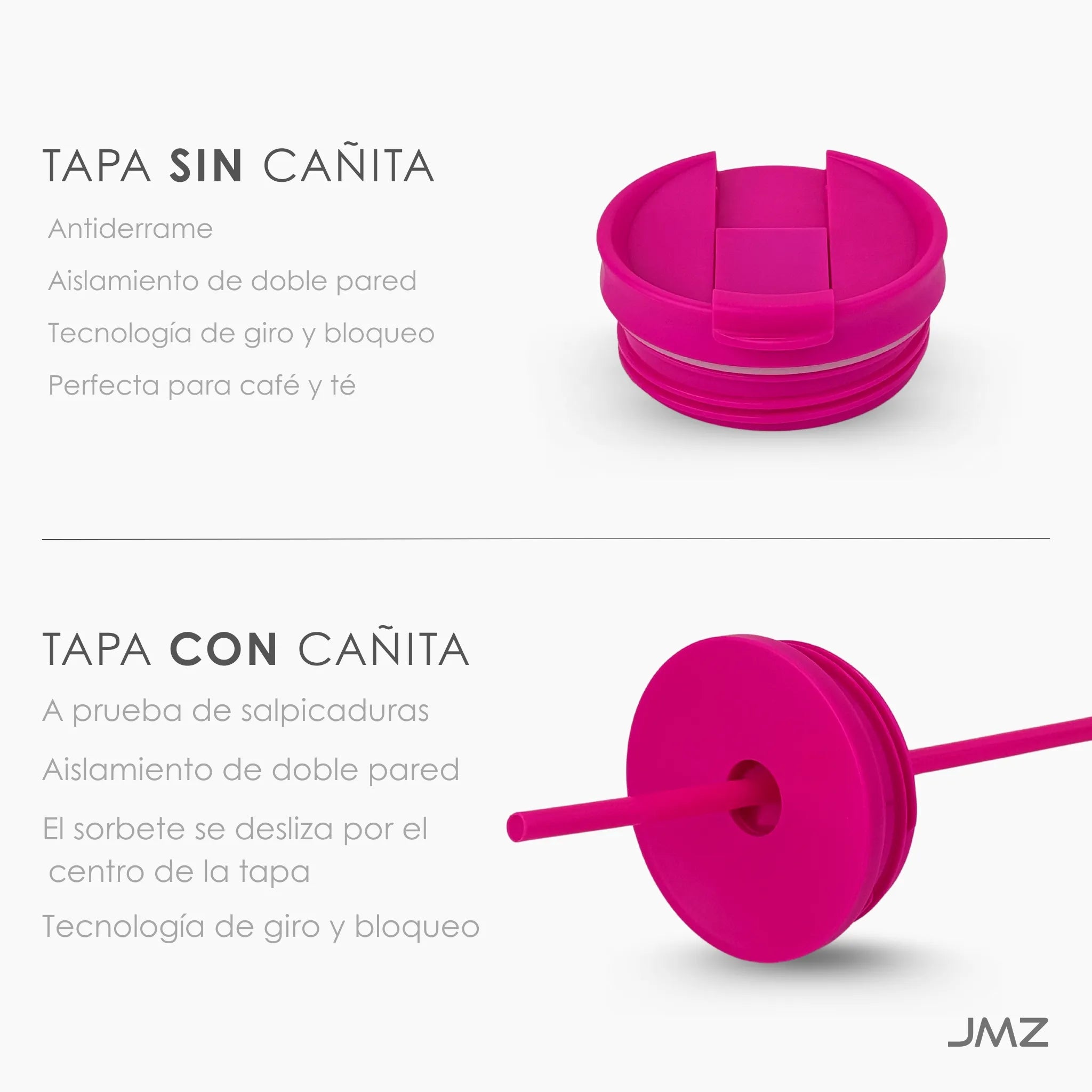 Slim Tumbler color fucsia intenso (Hot Pink) de 24 oz personalizado. Tomatodo térmico delgado y llamativo de acero inoxidable. Ideal para personalizar con nombres. Mantiene bebidas frías y calientes. Hacemos envíos seguros de este vaso térmico a todo el Perú (Costa, Sierra y Selva) - JMZ.
