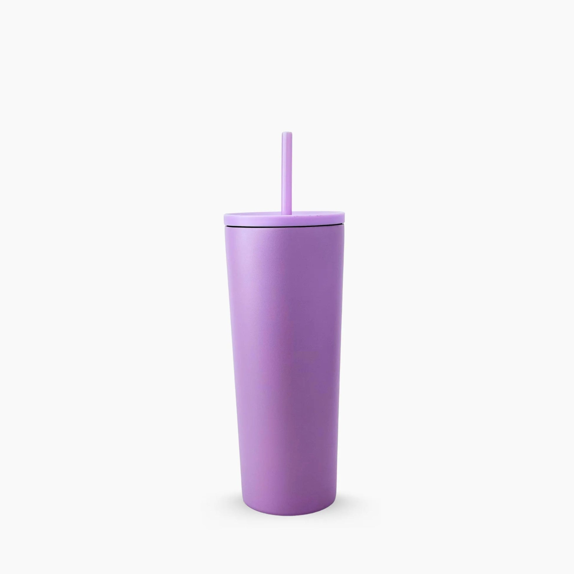 Slim Tumbler color lila/lavanda (Lavender) de 24 oz personalizado. Tomatodo térmico de acero inoxidable en tono pastel suave. Diseño ergonómico fácil de sujetar. Mantiene bebidas frías y calientes. Hacemos envíos seguros de este vaso térmico a todo el Perú (Costa, Sierra y Selva) - JMZ.