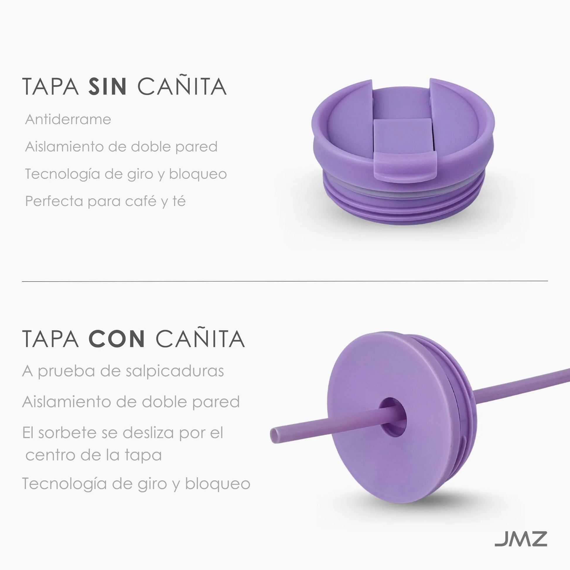 Slim Tumbler color lila/lavanda (Lavender) de 24 oz personalizado. Tomatodo térmico de acero inoxidable en tono pastel suave. Diseño ergonómico fácil de sujetar. Mantiene bebidas frías y calientes. Hacemos envíos seguros de este vaso térmico a todo el Perú (Costa, Sierra y Selva) - JMZ.
