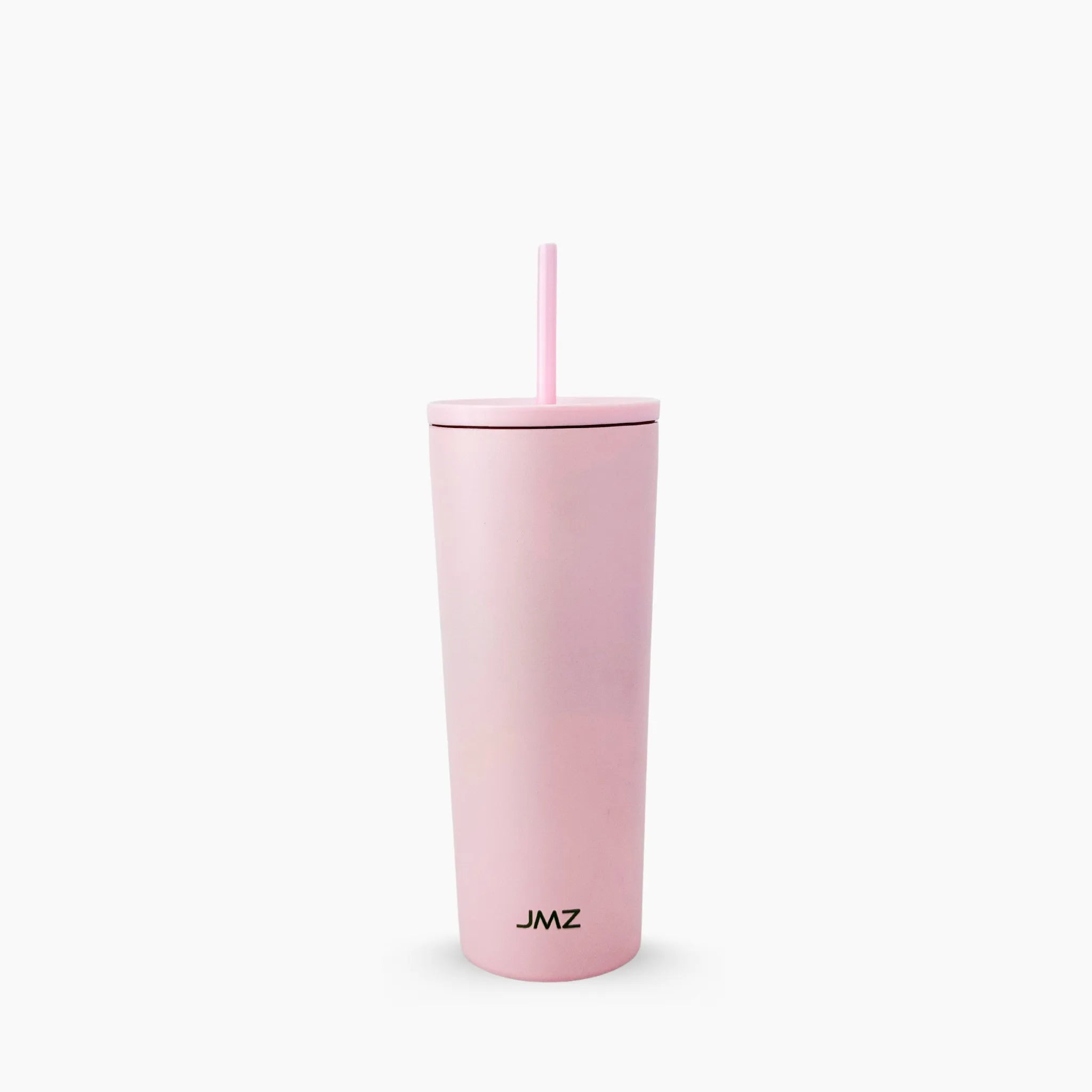 Slim Tumbler color rosado pastel (Light Pink) de 24 oz personalizado. Tomatodo térmico delgado y ergonómico de acero inoxidable, ideal para llevar en el auto. Mantiene bebidas frías y calientes. Hacemos envíos seguros de este vaso térmico a todo el Perú (Costa, Sierra y Selva) - JMZ.