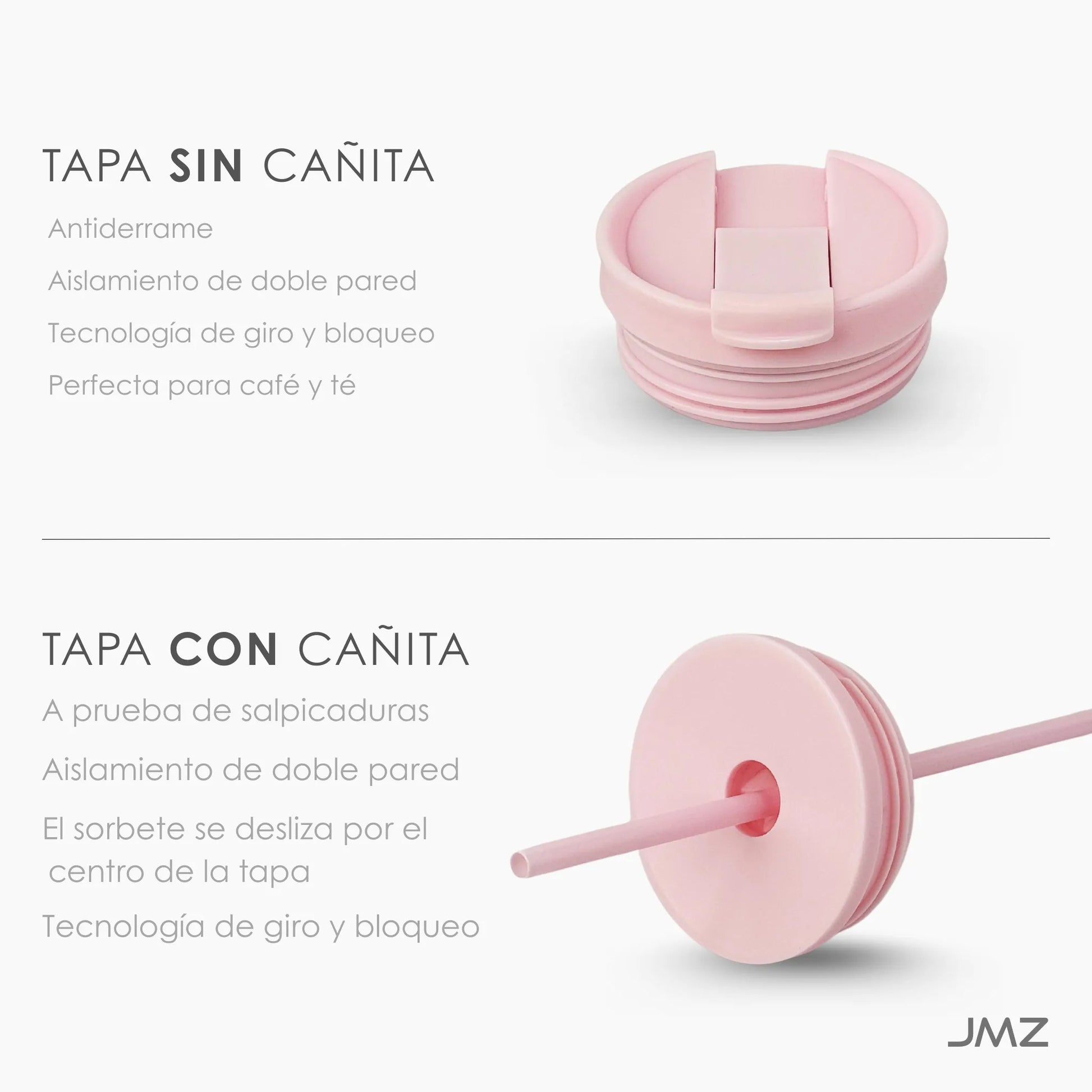 Slim Tumbler color rosado pastel (Light Pink) de 24 oz personalizado. Tomatodo térmico delgado y ergonómico de acero inoxidable, ideal para llevar en el auto. Mantiene bebidas frías y calientes. Hacemos envíos seguros de este vaso térmico a todo el Perú (Costa, Sierra y Selva) - JMZ.