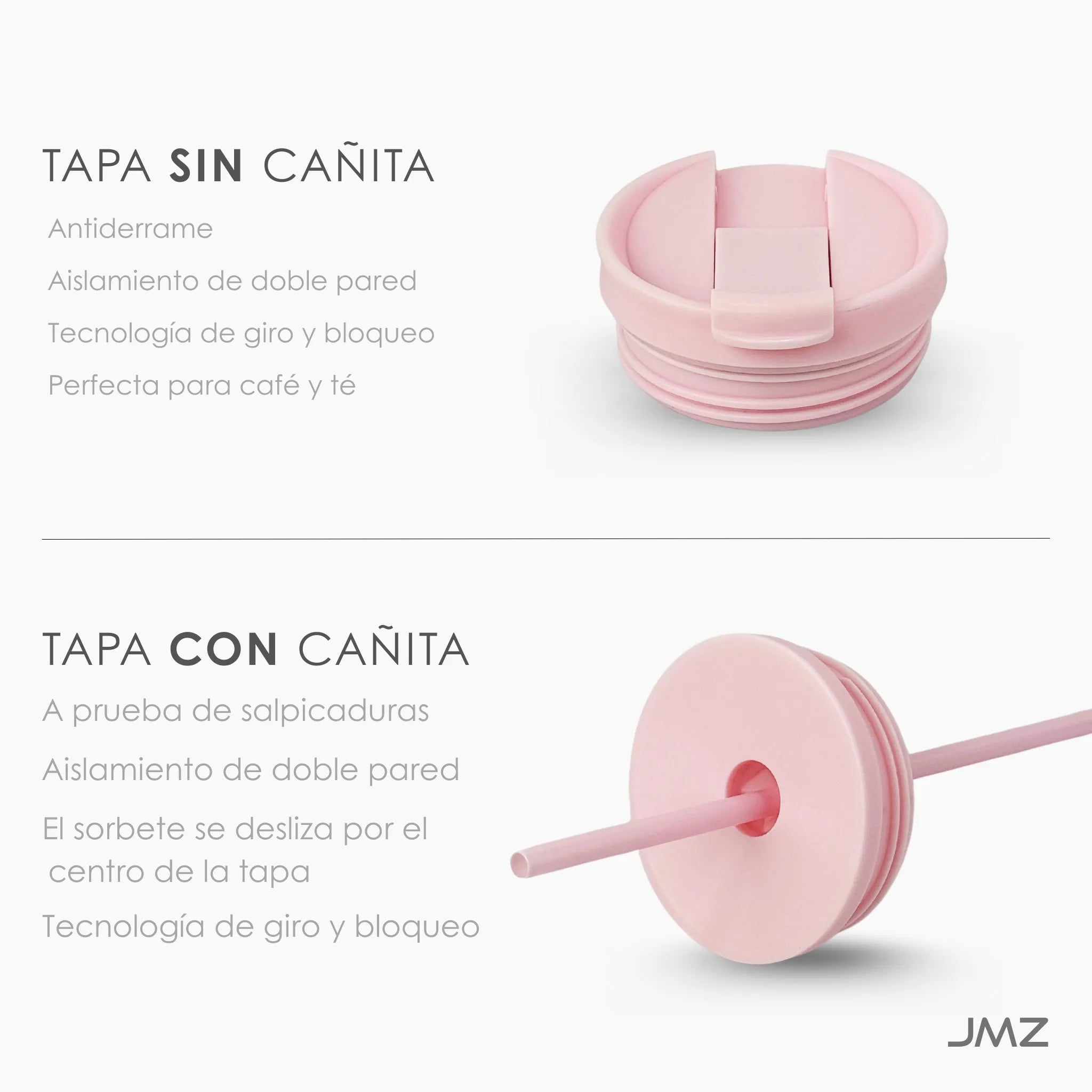 Slim Tumbler color rosado pastel (Light Pink) de 24 oz personalizado. Tomatodo térmico delgado y ergonómico de acero inoxidable, ideal para llevar en el auto. Mantiene bebidas frías y calientes. Hacemos envíos seguros de este vaso térmico a todo el Perú (Costa, Sierra y Selva) - JMZ.