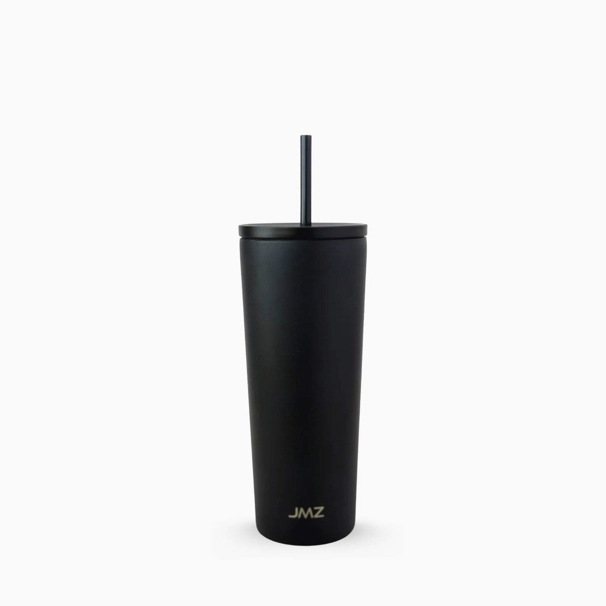 Slim Tumbler color negro medianoche (Midnight Black) de 24 oz personalizado. Tomatodo térmico elegante y sobrio de acero inoxidable. Diseño slim que encaja en portavasos. Mantiene bebidas frías y calientes. Hacemos envíos seguros de este vaso térmico a todo el Perú (Costa, Sierra y Selva) - JMZ.