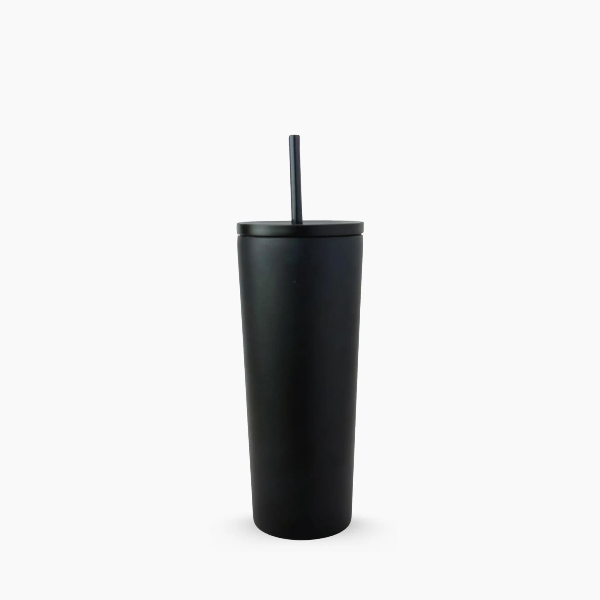 Slim Tumbler color negro medianoche (Midnight Black) de 24 oz personalizado. Tomatodo térmico elegante y sobrio de acero inoxidable. Diseño slim que encaja en portavasos. Mantiene bebidas frías y calientes. Hacemos envíos seguros de este vaso térmico a todo el Perú (Costa, Sierra y Selva) - JMZ.