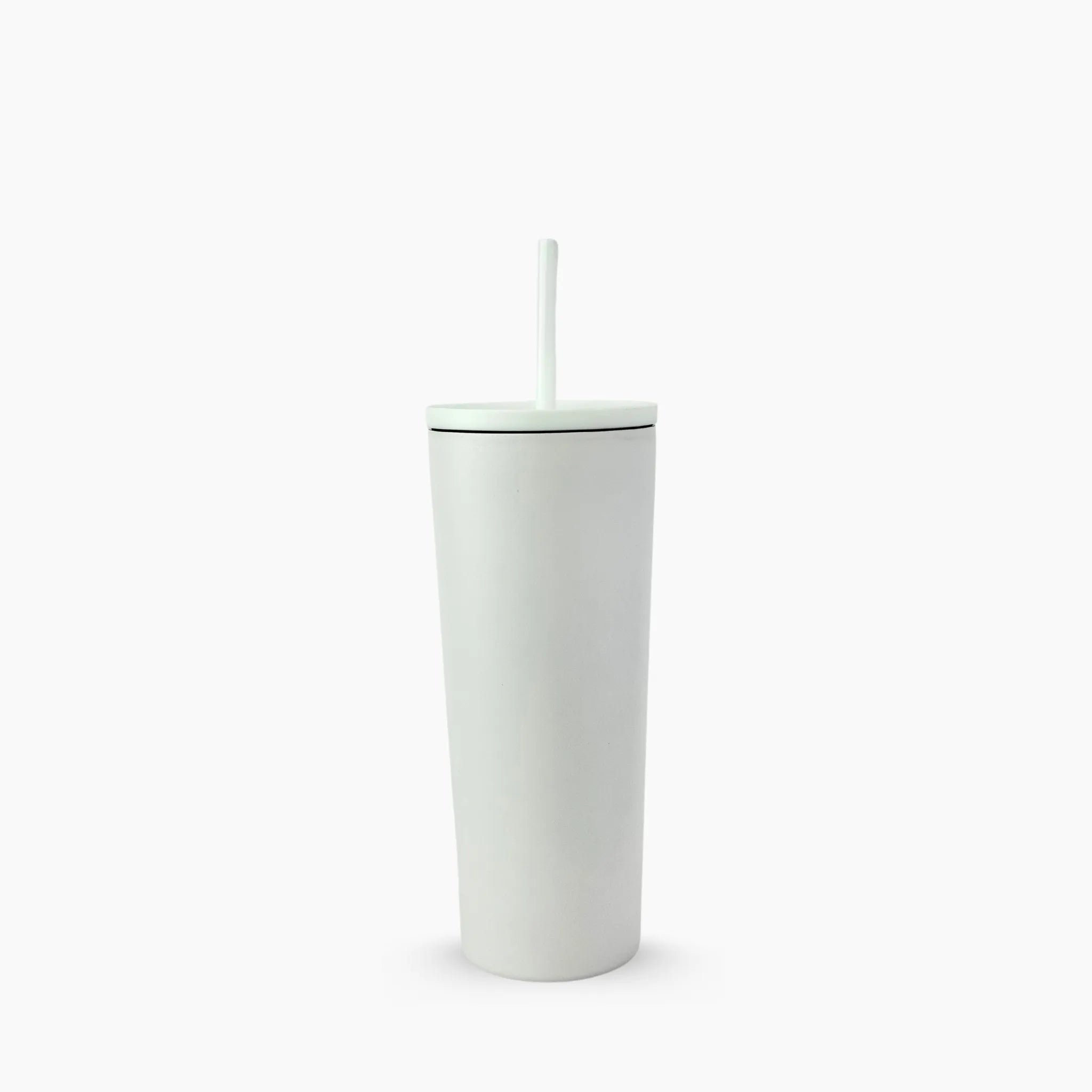 Slim Tumbler blanco (White) de 24 oz personalizado. Tomatodo térmico de tono fresco y relajante de acero inoxidable. Diseño slim portátil. Mantiene bebidas frías y calientes. Hacemos envíos seguros de este vaso térmico a todo el Perú (Costa, Sierra y Selva) - JMZ.