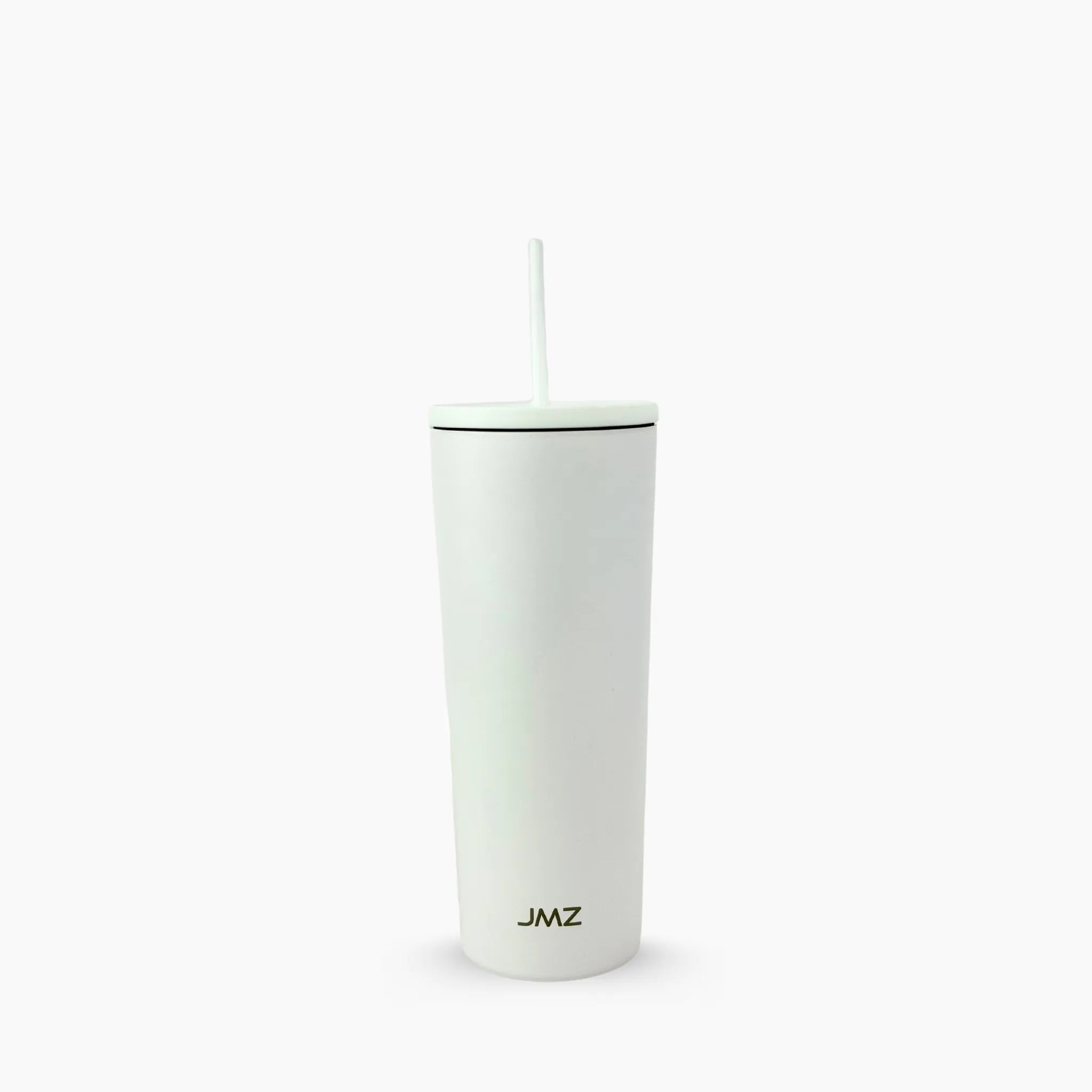 Slim Tumbler blanco (White) de 24 oz personalizado. Tomatodo térmico de tono fresco y relajante de acero inoxidable. Diseño slim portátil. Mantiene bebidas frías y calientes. Hacemos envíos seguros de este vaso térmico a todo el Perú (Costa, Sierra y Selva) - JMZ.